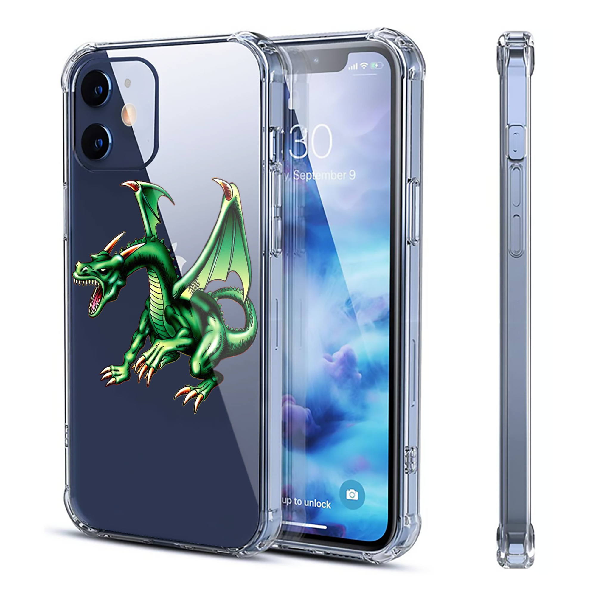 （画像用） 遊☆戯☆王 Yu-Gi-Oh! 【iPhone 12シリーズ対応】透明スマホケース（クリアソフトケース）